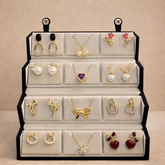 Premium Korean Earrings & Anti-Tarnish Necklaces with Elegant Jewellery Box