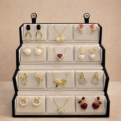 Premium Korean Earrings & Anti-Tarnish Necklaces with Elegant Jewellery Box