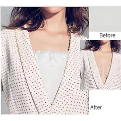 Deep Neck Cover Clips – Set of 3 (White, Black & Nude)