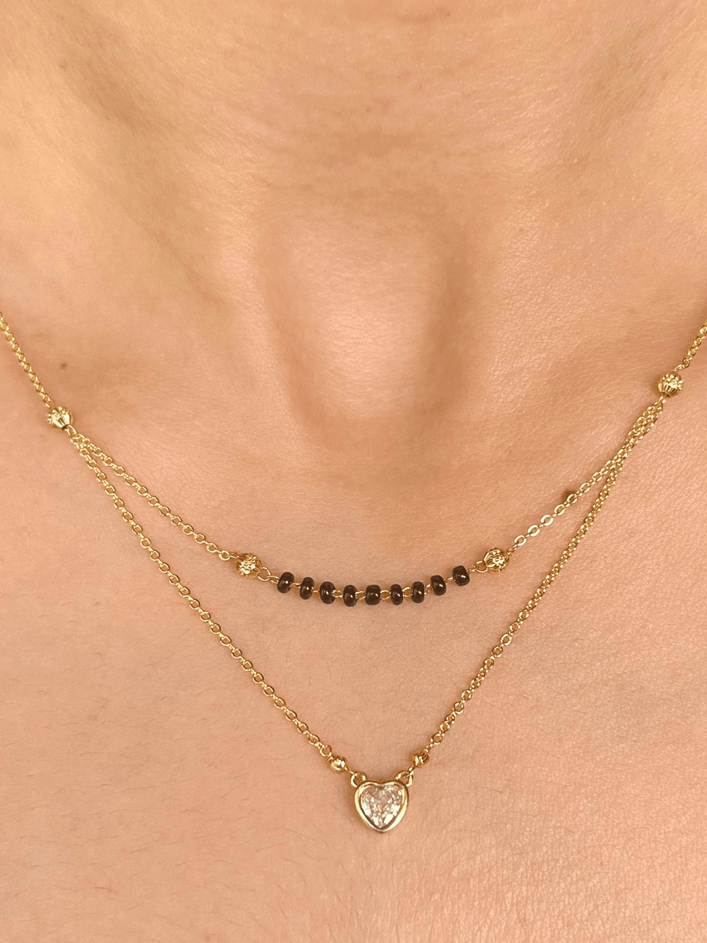 Simran Layered Mangalsutra - Zerakijewels
