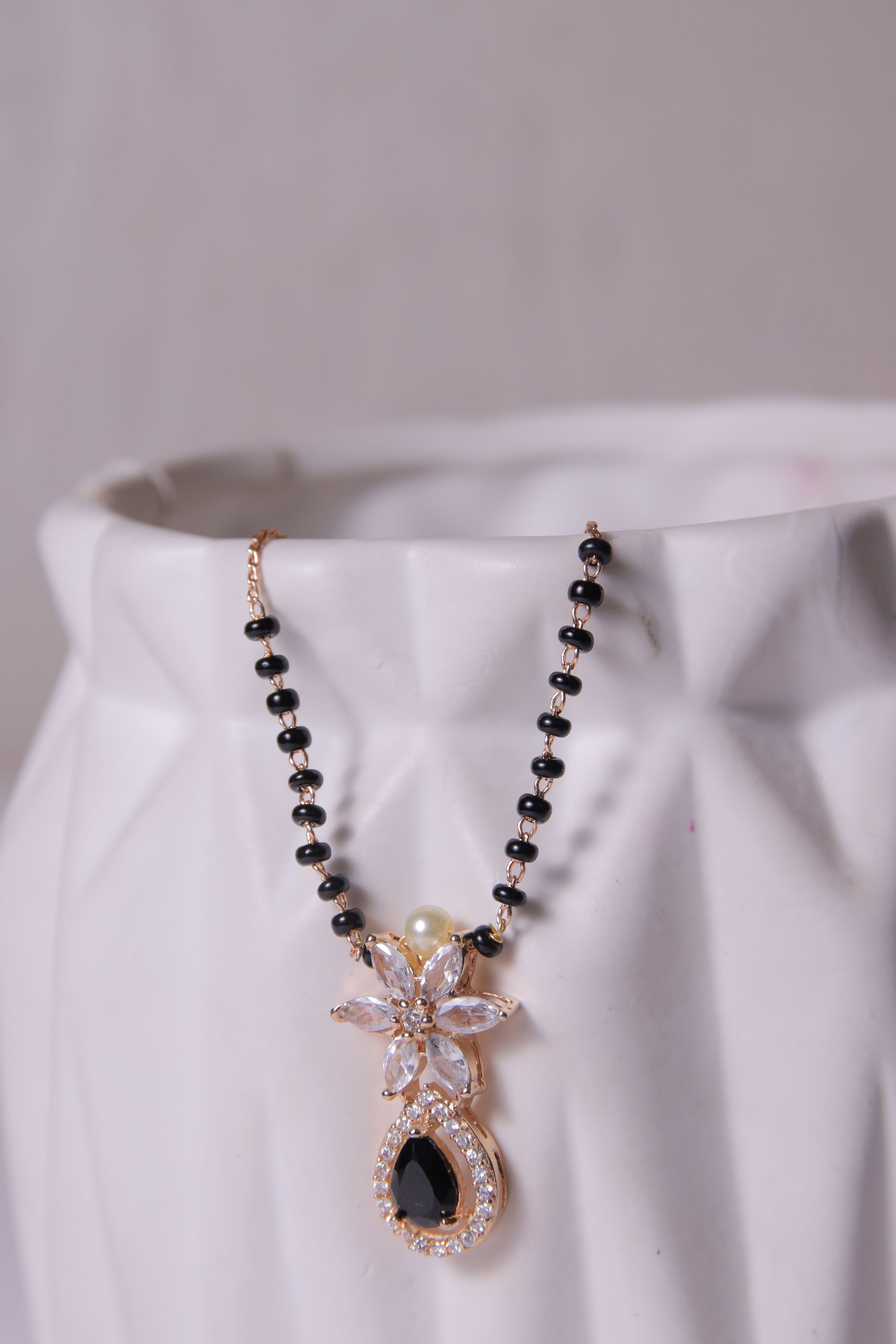 Black Diamond Ahana Mangalsutra Buy Online - Zeraki Jewels