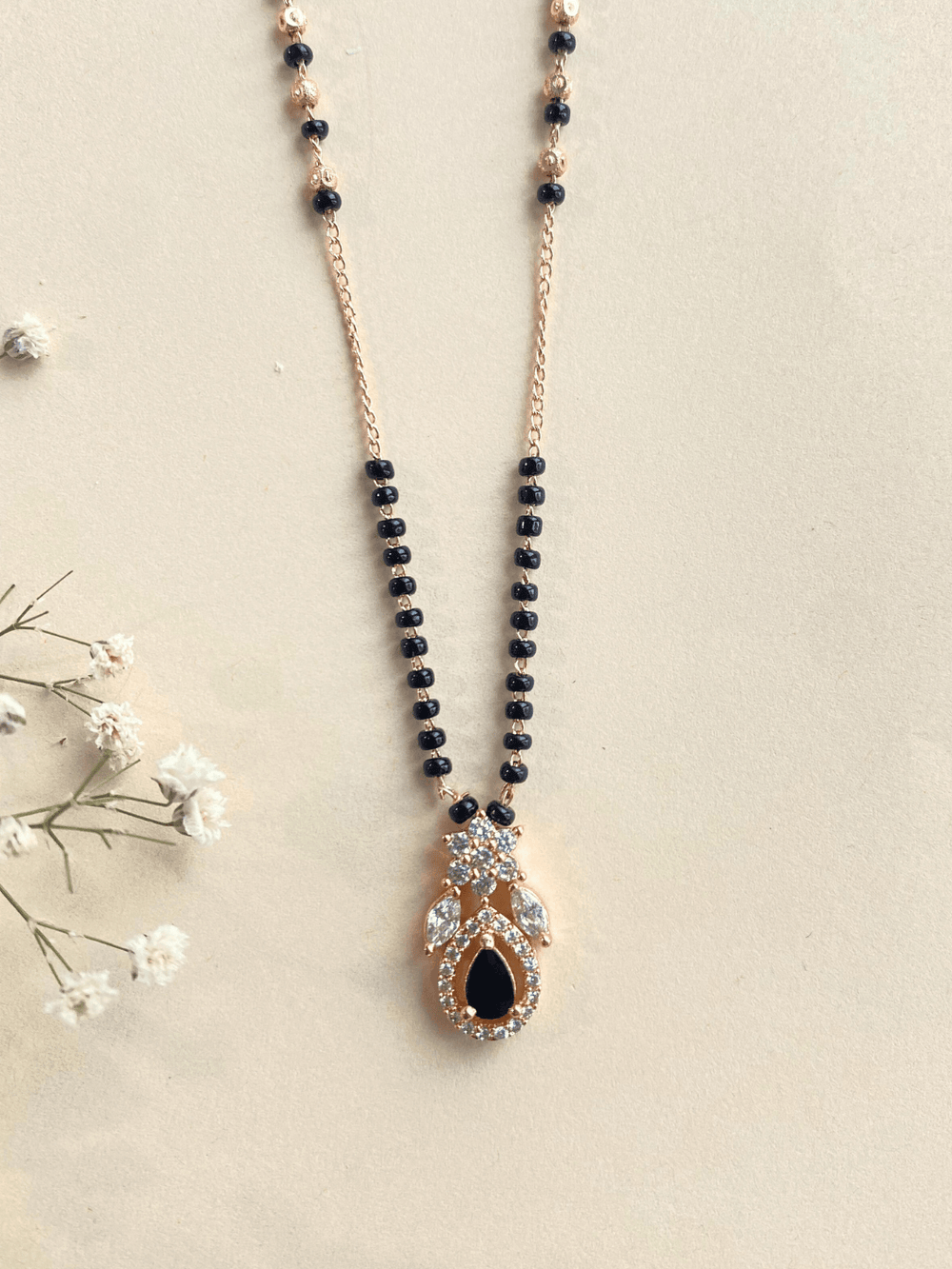 Black Diamond Unique Designs Aanya Mangalsutra Zerakijewels