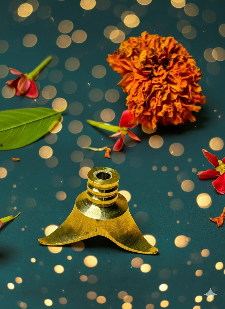 Brass Triangular Thiri Holder