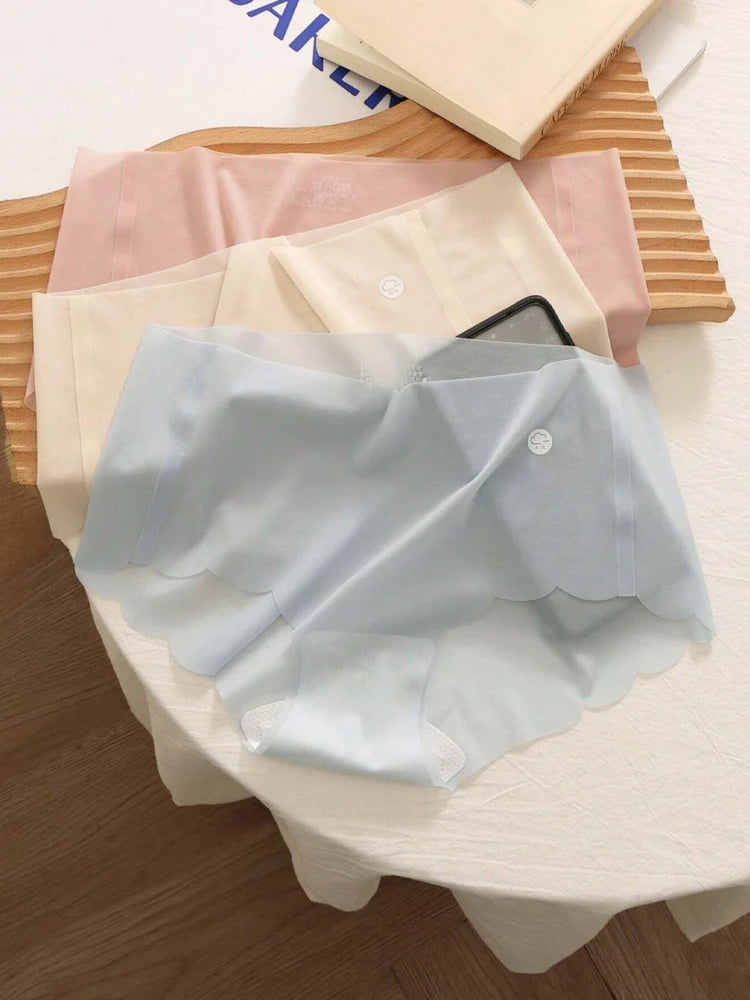 Buttermilk Ice Silk Panties Pack – Cool, Soft & Stretchy