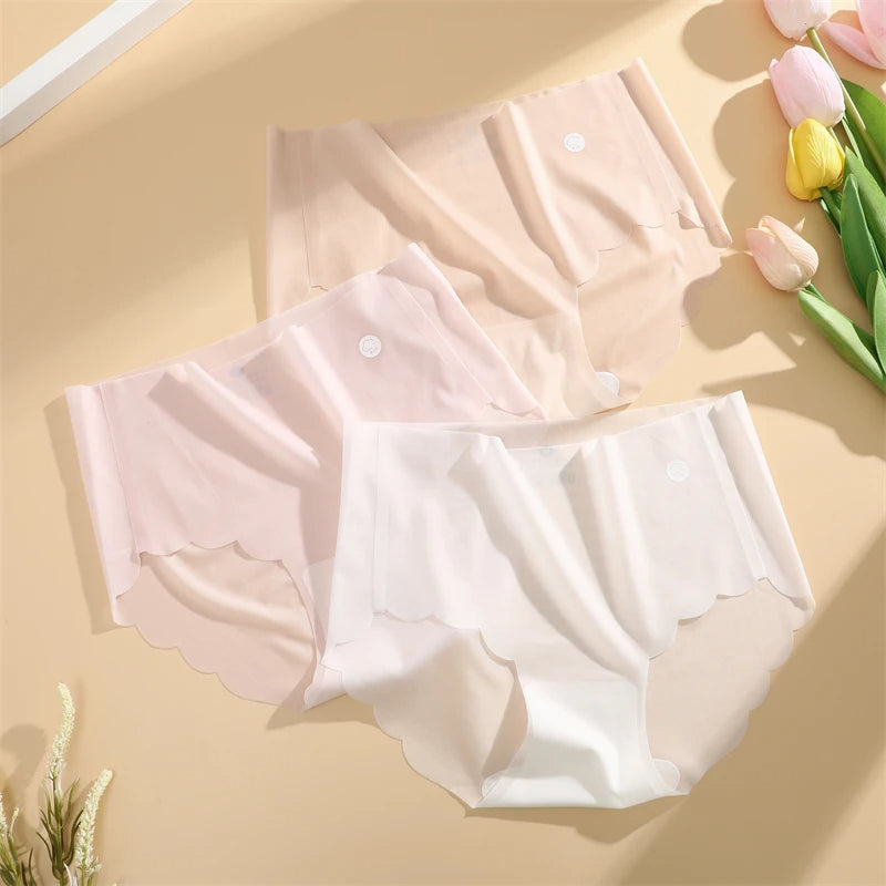 Buttermilk Ice Silk Panties Pack – Cool, Soft & Stretchy