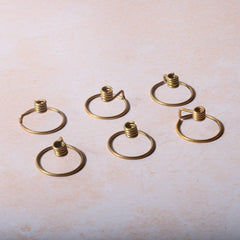 Brass Niranjan Kadi Set of 6